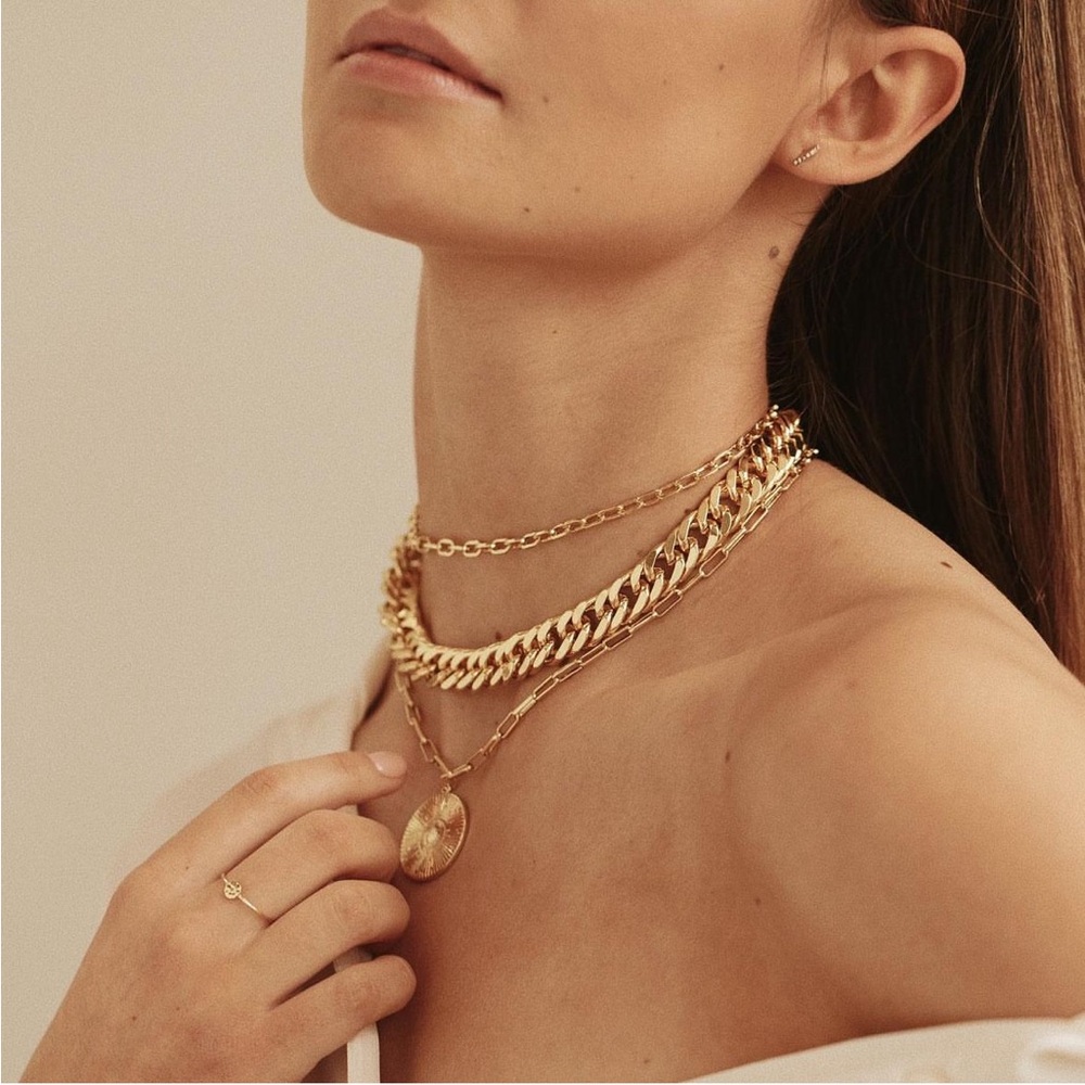 Uncommon James chunky link necklace. 15”.